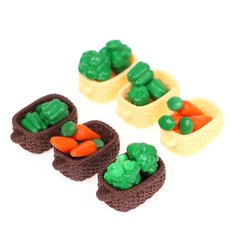 Мини-Имитация искусственных фруктов и овощей в масштабе 1:12 кукольный домик овощи