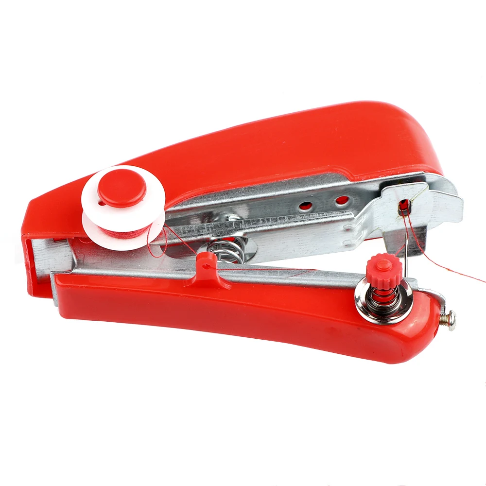 Ручное управление портативная мини швейная машина креативные простые швейные