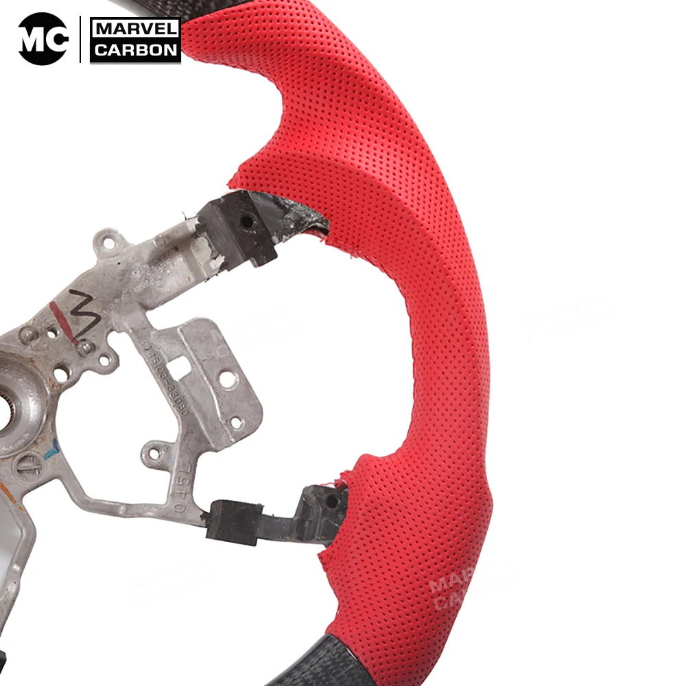 100% Real Carbon Fiber Steering Wheel for Toyo-ta CAMRY Highlander Previa Hilux Vigo Fortuner | Автомобили и мотоциклы