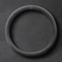 38cm suede leather car steering wheel cover anti slip for changan cs15 cs25 cs35 plus cs55 plus cs75 plus cs85 coupe cs95