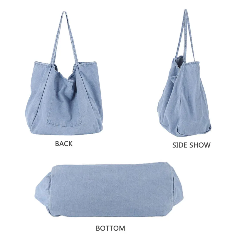 Женская джинсовая сумка на плечо Wahyah повседневная ковбойская большие размеры ZY046