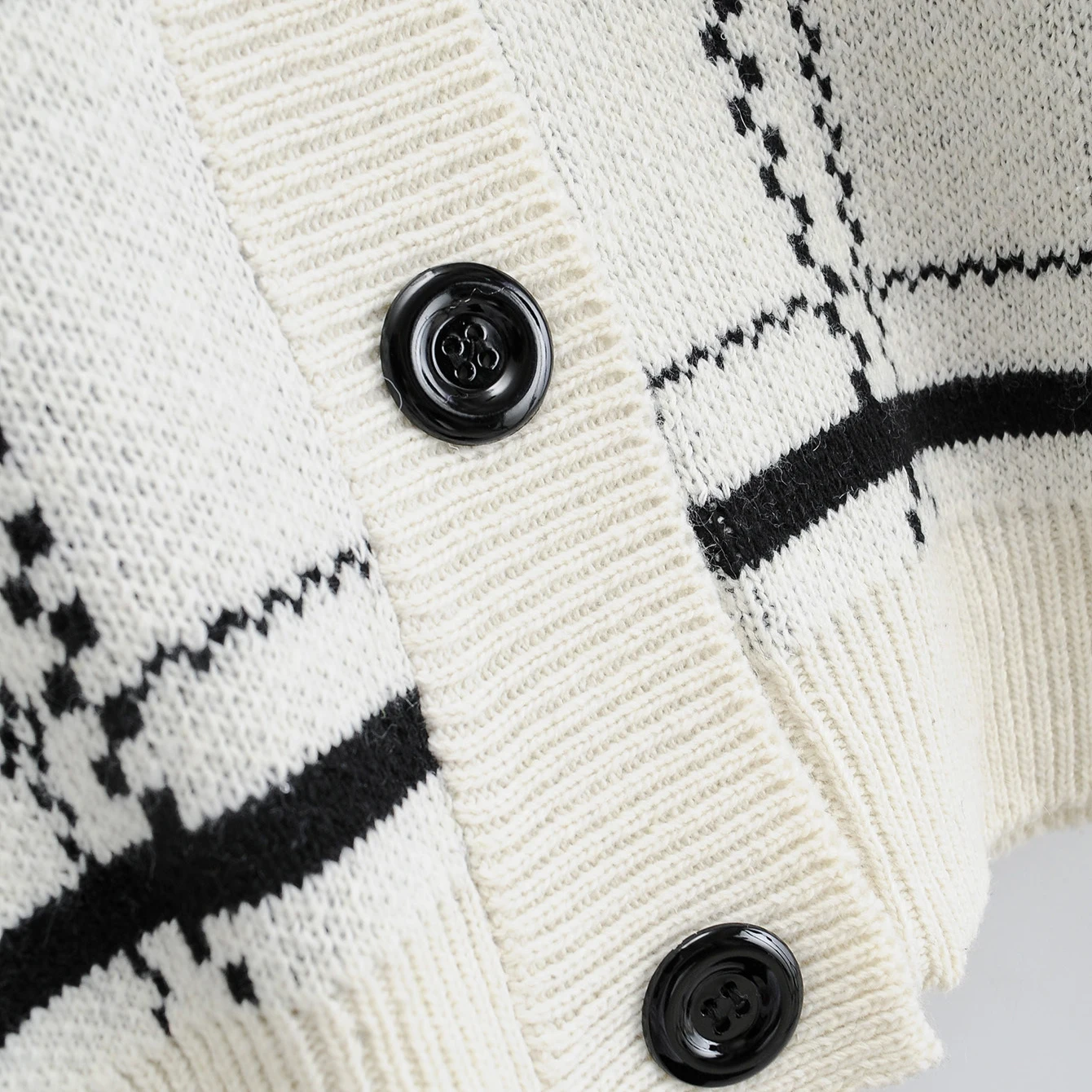 

Cardigan Sweater Fashion Slim V-Neck Knitted Sweater 2020 Women Vintage Plaid Long Sleeve Office Casual Loose Chic Tops