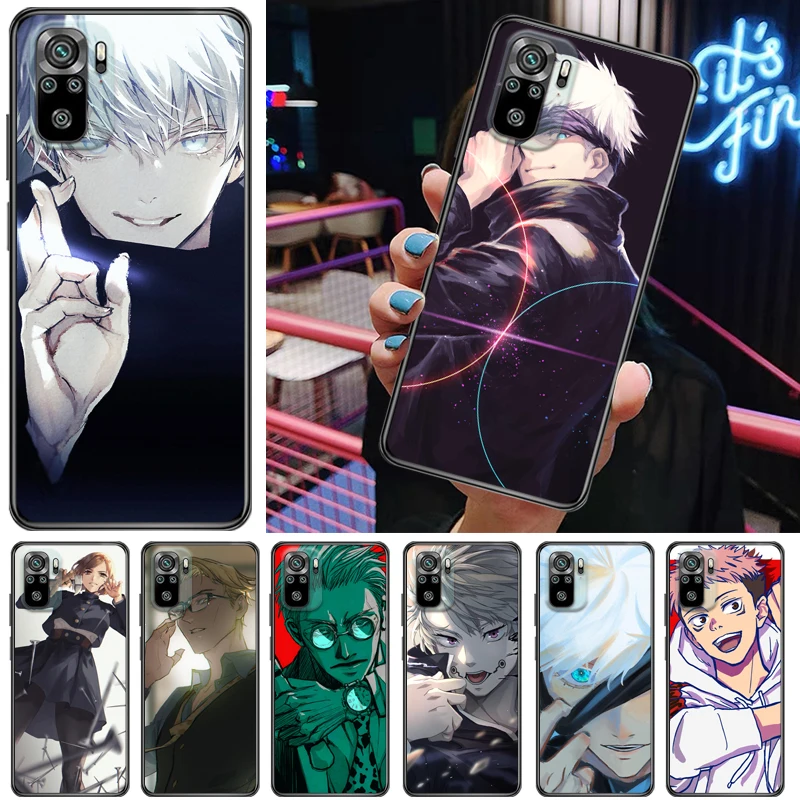 

Jujutsu Kaisen Sukuna Satoru Gojo Fushiguro Megumi Yuji Itadori Phone Case For Xiaomi Redmi Note 10T 5G 10S 10X 10 Cases Funda