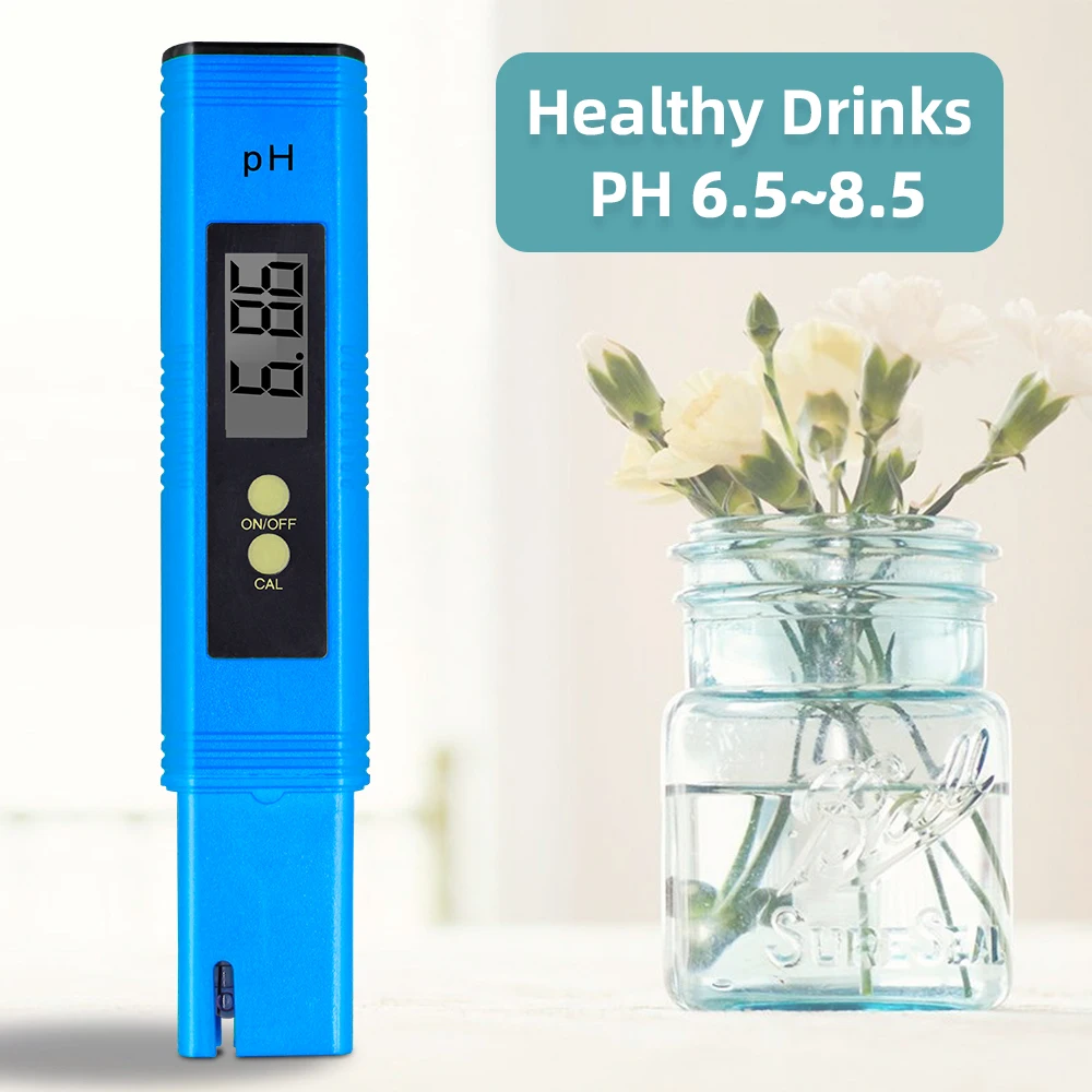 10 шт./лот карманный измеритель PH воды цифровой тестер PH02 кислотности для