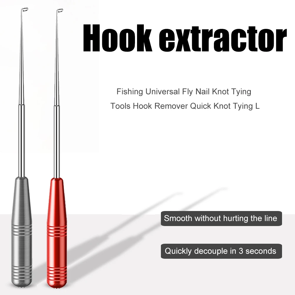 

Stainless Steel Hook Extractor Decoupling Device Portable Quick-Release Fishing Hooks Remover Detacher Fishing Tackle