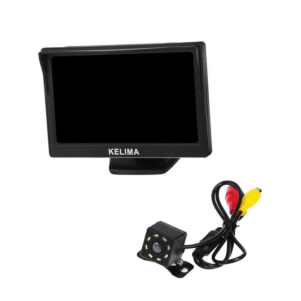 

5'' Night Backup Parking Camera with Electronic Ruler Cable