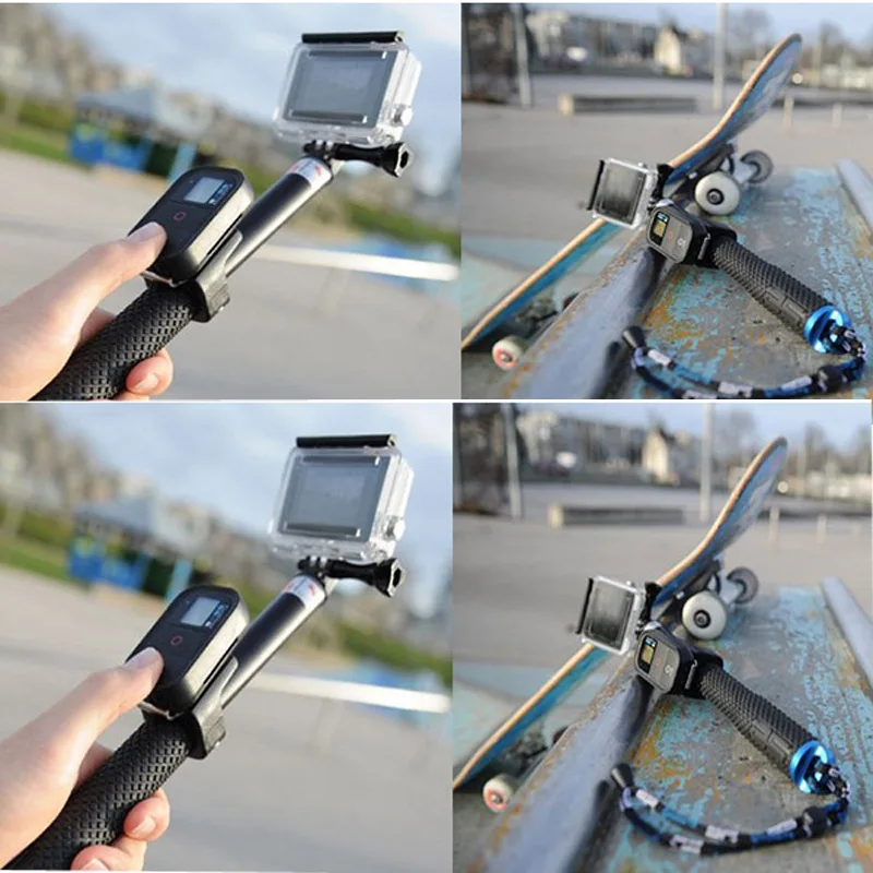Wifi умный пульт дистанционного управления фиксирующий Зажим Пряжка для GoPro 8 Hero 7 6 5 4 3 Session аксессуары штатив селфи полюс крепление