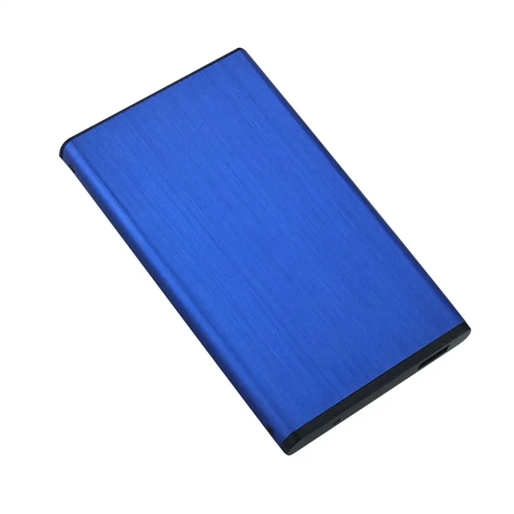 Blue USB 3.0 2,5 ''портативный SATA внешний hdd док-станция чехол с застежкой HDD жесткий корпус диск USB 3,0 USB 2,0 внешний жесткий диск чехол - Цвет: Blue USB 3.0