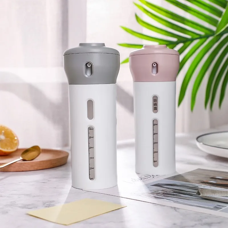 Профессиональный новый портативный прозрачный дорожный флакон для