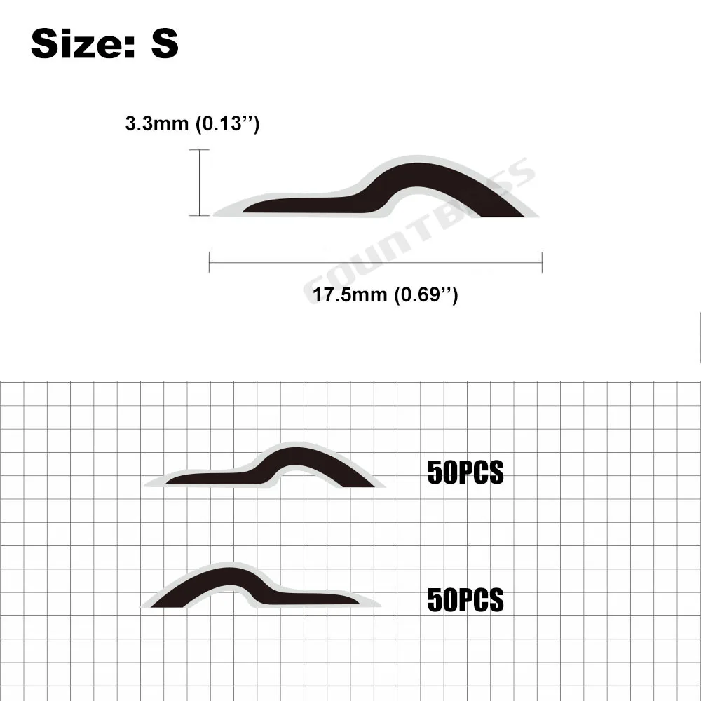 100 шт. 2D Лазерная приманка для рыбной ловли глаза ваших металлических крючков