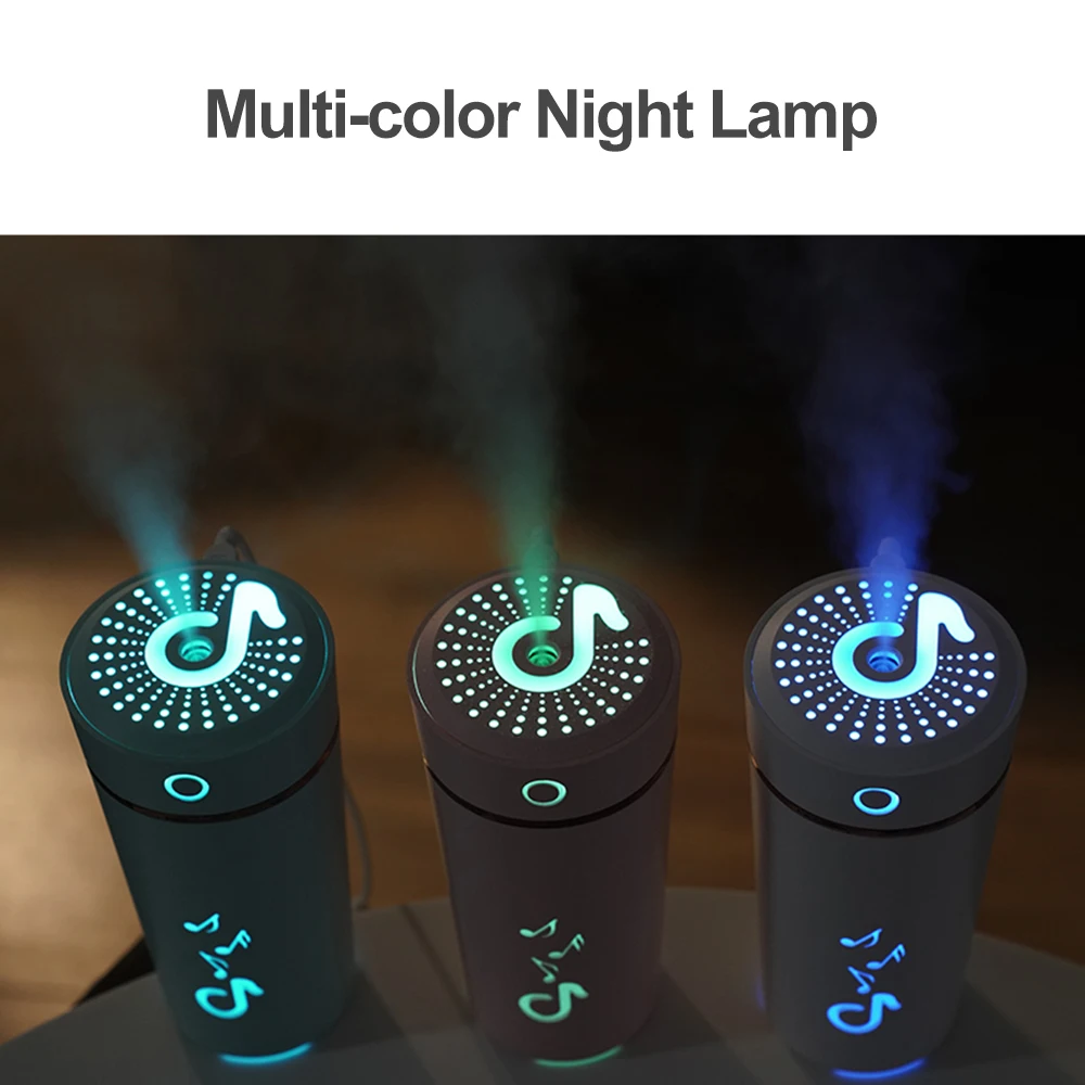 USB увлажнитель на 200 мл с чашкой Автомобильный многоцветная Ночная лампа
