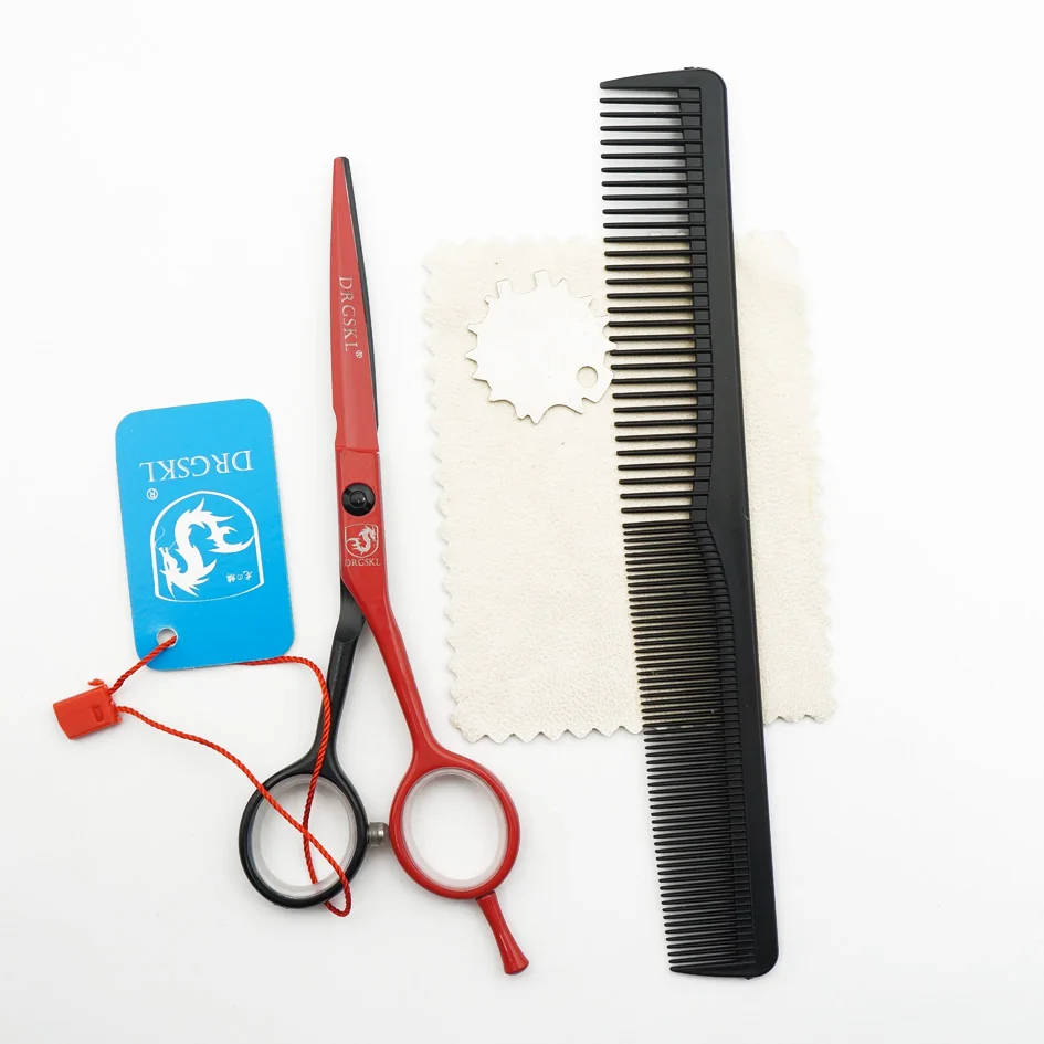 55 RB CUT DRGSKL Новые горячие ножницы для стрижки волос высокое качество 5,5 дюймов Профессиональные парикмахерские портативные Парикмахерские ножницы филировочные ножницы - Цвет: 55 RB CUT