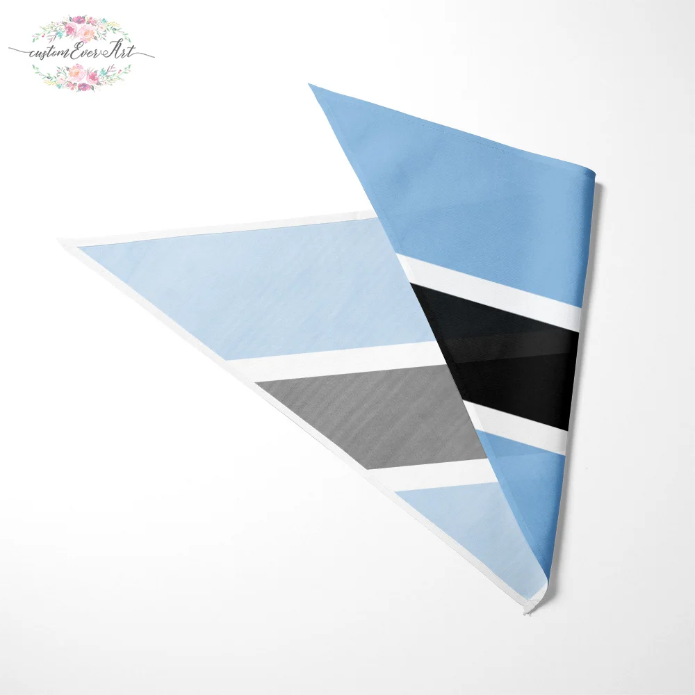 

The Botswana flag Dog Bandana Cat Bandana Pet Bandana Pet Accessory personalized name custom pet present scarf