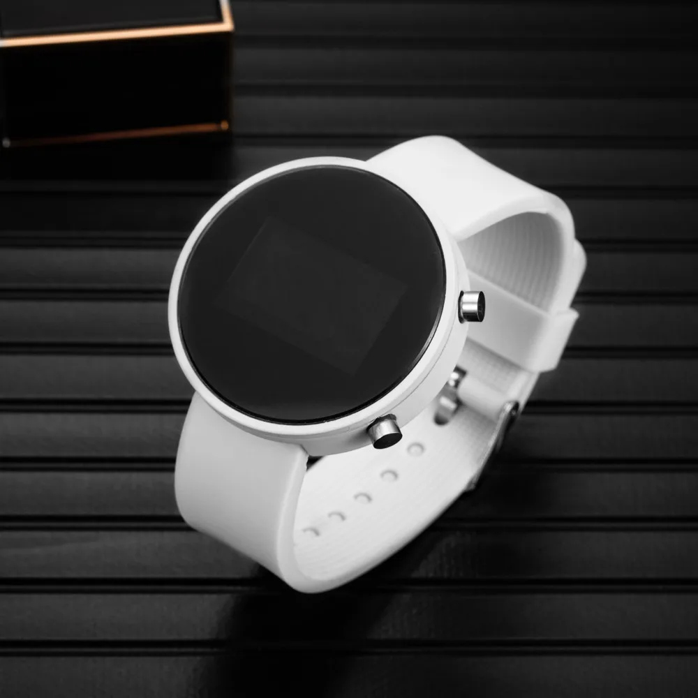 

Junge Mädchen Kinder Mode Sport Wasserdichte Silikon Band LED Digital Elektronik Armbanduhr kinder uhren Relogio Masculino Uhren
