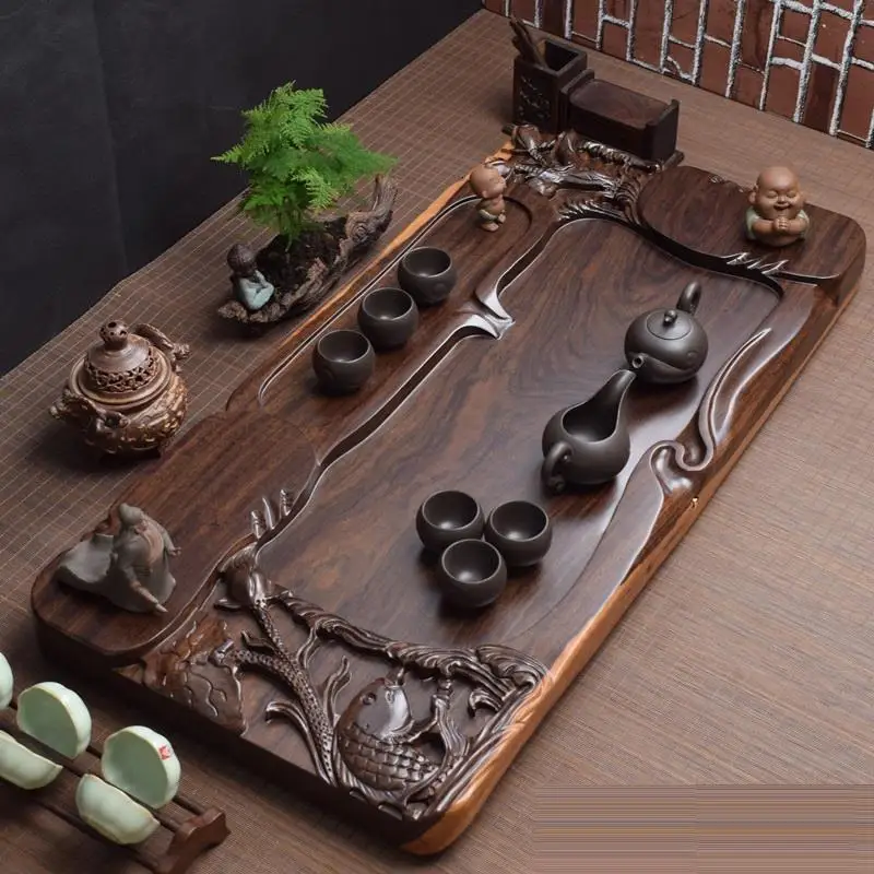 

Tepsi Juego Te Chino High Serviertablett Plateau De Service Set Vassoio Da Portata Serving Chinese Gongfu Kung Fu Tea Tray