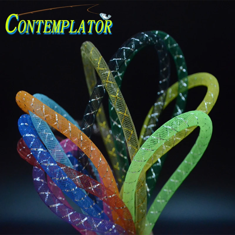 CONTEMPLATOR 12 цветов 8 мм ширина рыба приманка Летающая кожа 6 м/Комплект Легкая