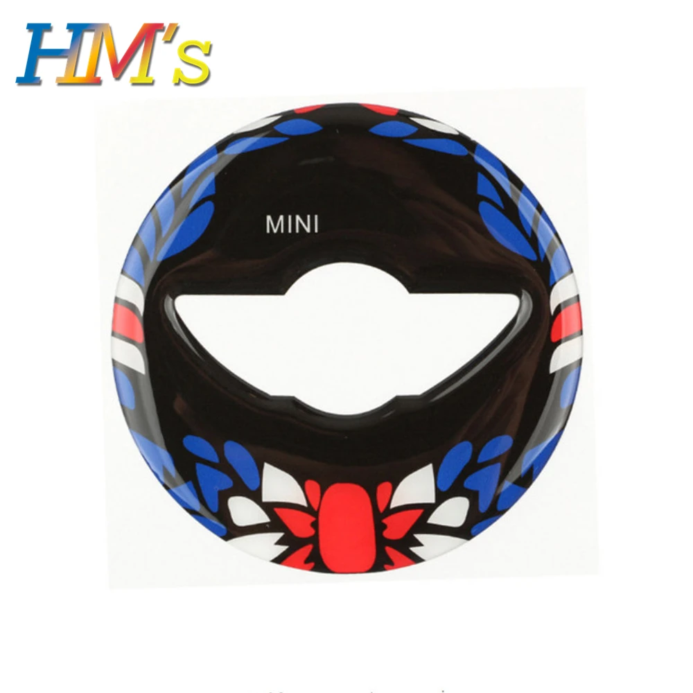 Flower Наклейки для рулевого колеса автомобиля для Mini Countryman F60 для Mini Clubman F54 аксессуары для укладки для Mini Cooper F56 F55 F57 - Название цвета: Flower