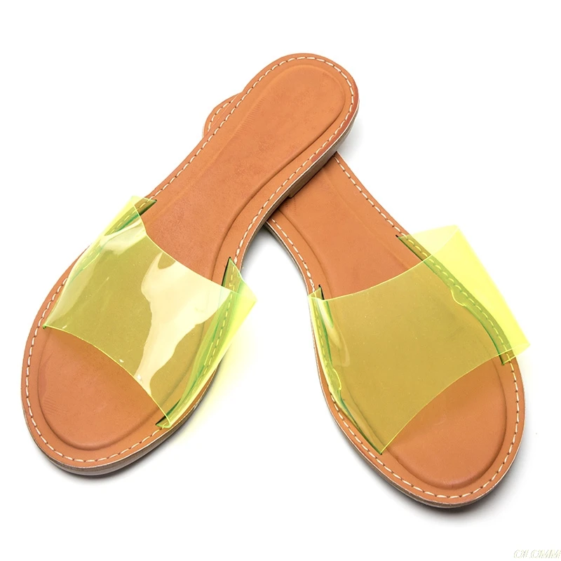 Шлепанцы женские из ЭВА прозрачная обувь с прозрачным верхом удобные короткие