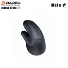 Мышь DAREU LM109 Бесшумная, BT + 2,4 ГГц, Двухрежимная, беспроводная, вертикальная, эргономичная, бесшумная, игровая мышь для 2 устройств, компьютера, ноутбука