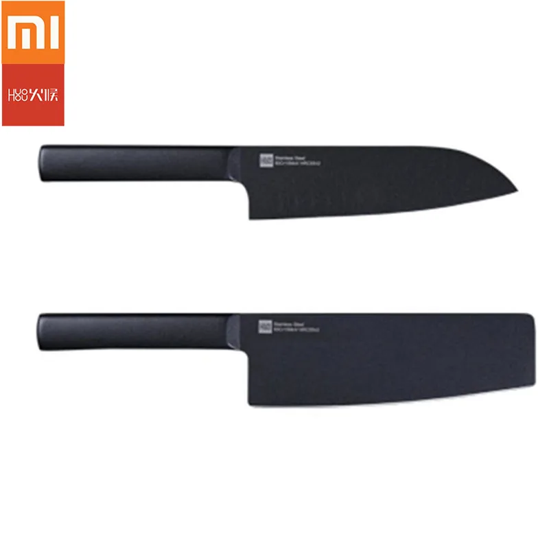 2019 оригинальный Xiaomi Huohou Кухня Ножи Нержавеющая сталь ножи набор повара 7 дюймов