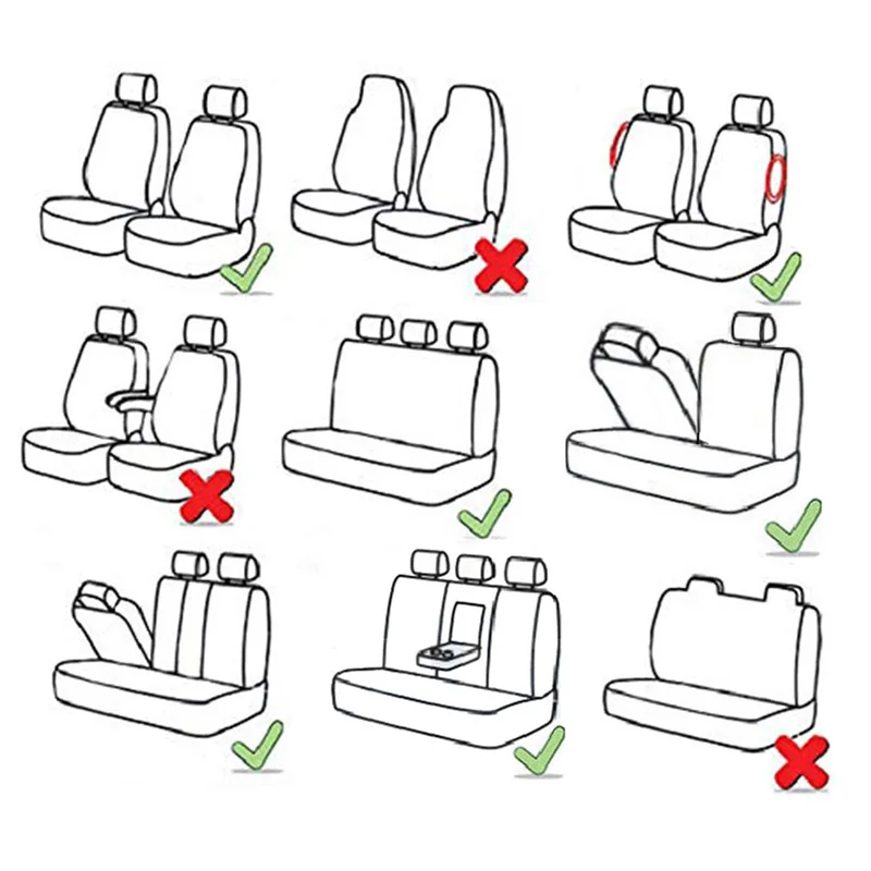 Чехол для сидения автомобиля Универсальный 5 сиденья авто Kia K3 K5 Mohave Ниро Оптима