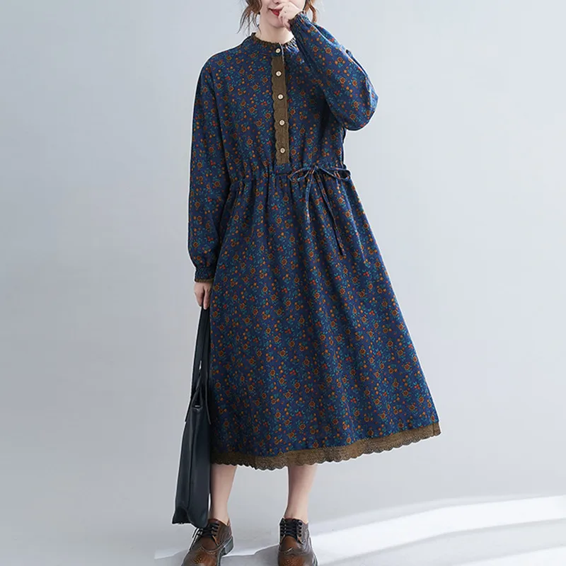 Женское кружевное платье в стиле пэчворк демисезонное винтажное офисное с