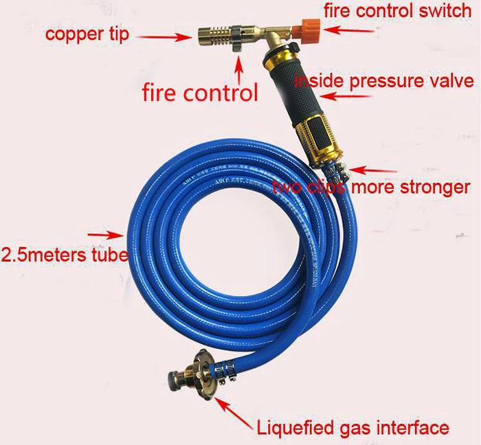 Электронное зажигание сварочный пистолет со сжиженным газом фонарь комплект