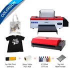 Colorsun A3 DTF принтер L1800 DTF принтер для футболок толстовок прямой к пленочному принтеру с печи для домашних животных и роликом A3 DTF принтер