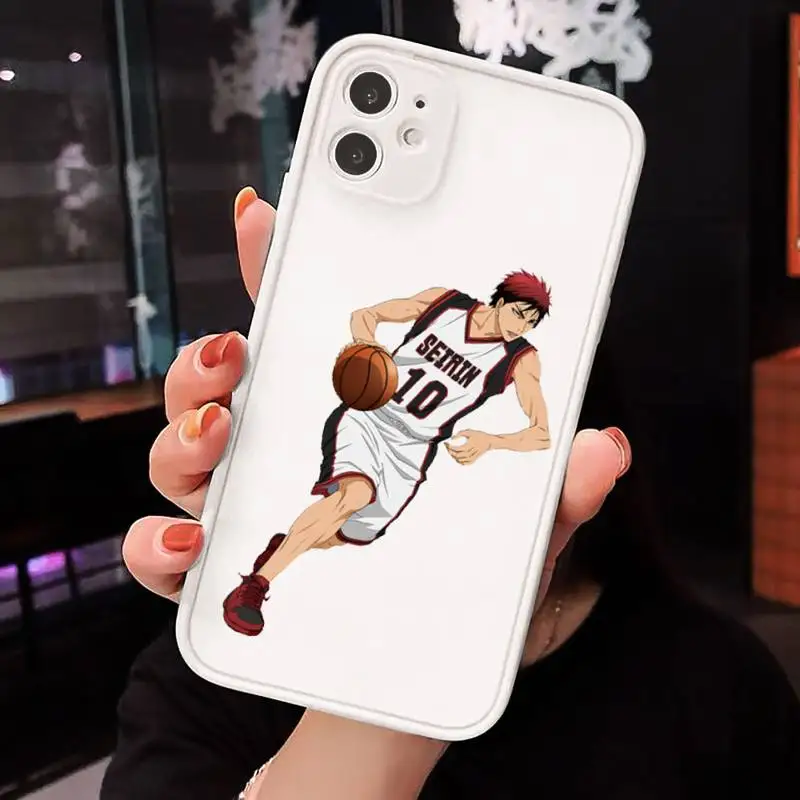 

Kurokos Basket Japan basketball anime Phone Case matte transparent For iphone 7 8 11 12 plus mini x xs xr pro max cover