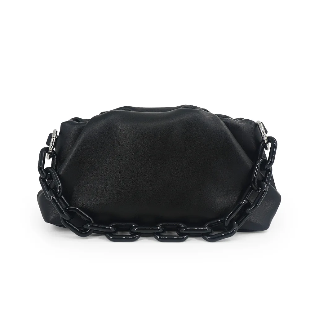 Новинка 2020 Женская облачная сумка из мягкой искусственной кожи радужная