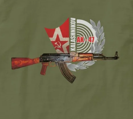 

Soviet Union AK-47 Russian Army Kalashnikov Gun Military T-Shirt Cotton O-Neck Short Sleeve Men's T Shirt New Size S-3XL
