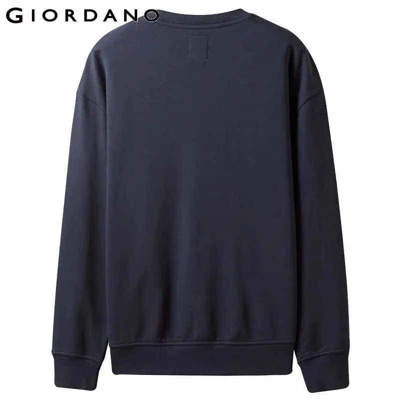 Giordano мужской джемпер с печатным принтом dare to dream на груди имеет круглый вырез под