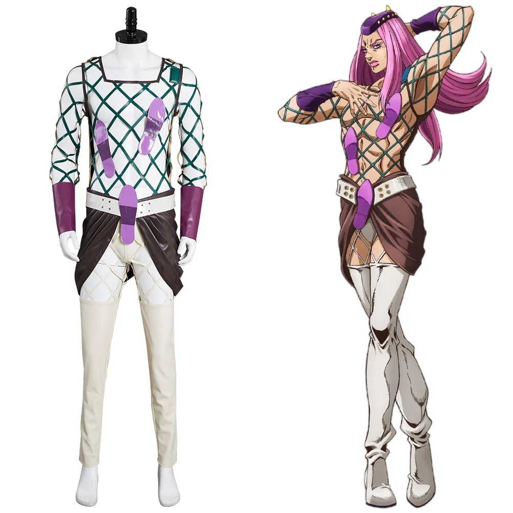 

Jojo‘s Bizarre Adventure - Stone Ocean Narciso Anasui Cosplay Costume Outfits Halloween Carnival Suit