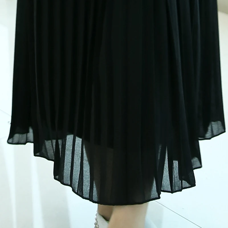 Длинная юбка для девочек детская одежда детские плиссированные юбки розового и