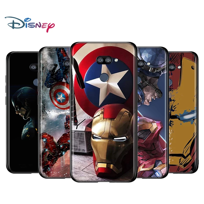 

Captain America and Iron Man For LG K22 K71 K61 K51S K41S K30 K20 2019 Q60 V60 V50S V40 V35 V30S V30 G8S G8X ThinQ Phone Case