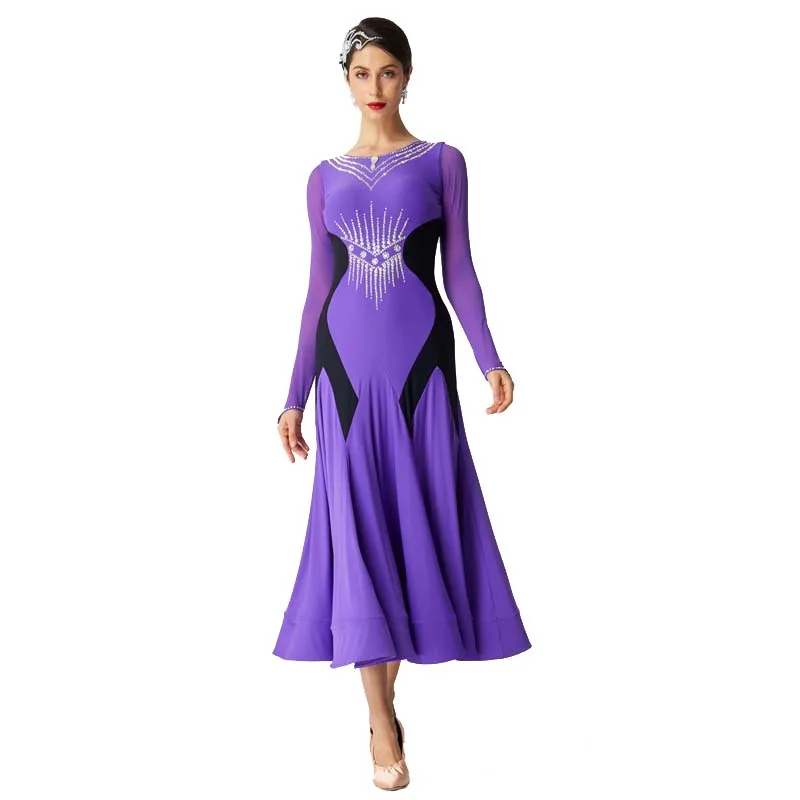 Женское длинное платье для бальных танцев - купить по выгодной цене |
