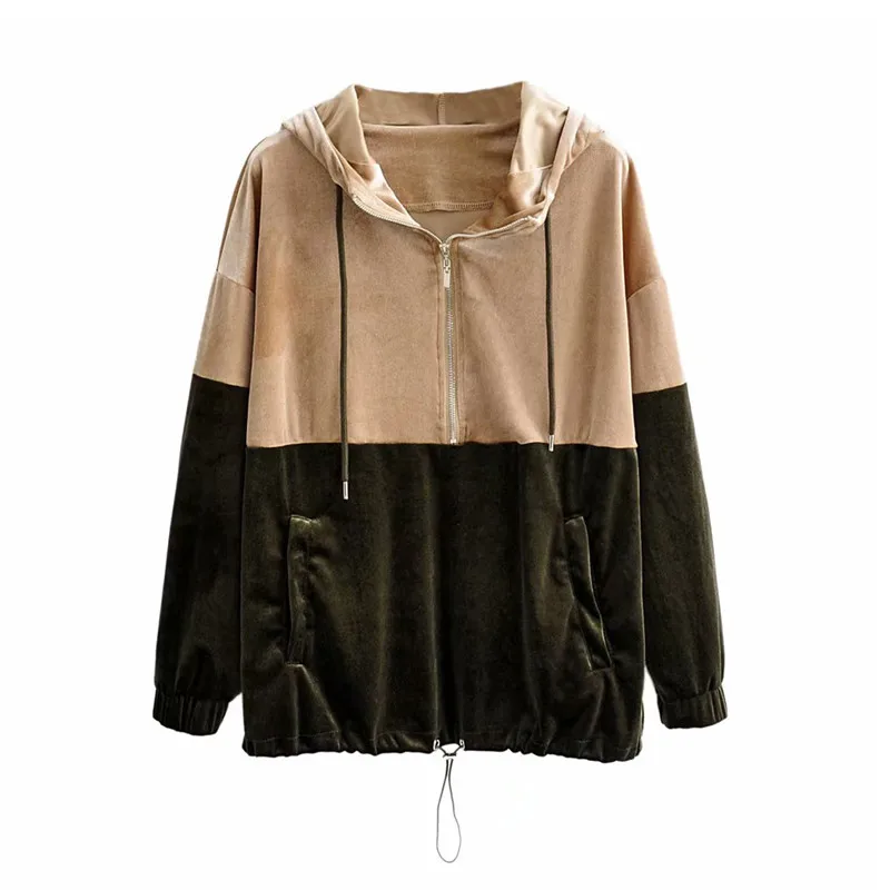 Женский Бархатный спортивный костюм комплект из двух предметов лоскутные