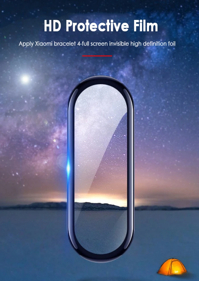 Защитная пленка HD для Xiaomi Mi Band 4 1 шт. защитная против отпечатков пальцев умного