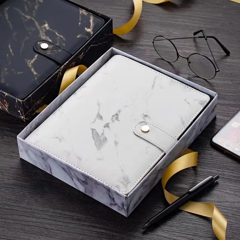 Loose leaf Binder Notebooks A5 Ring Journals Planner Organizer Notepad Diary Agenda marble Cover School Stationery | Канцтовары для