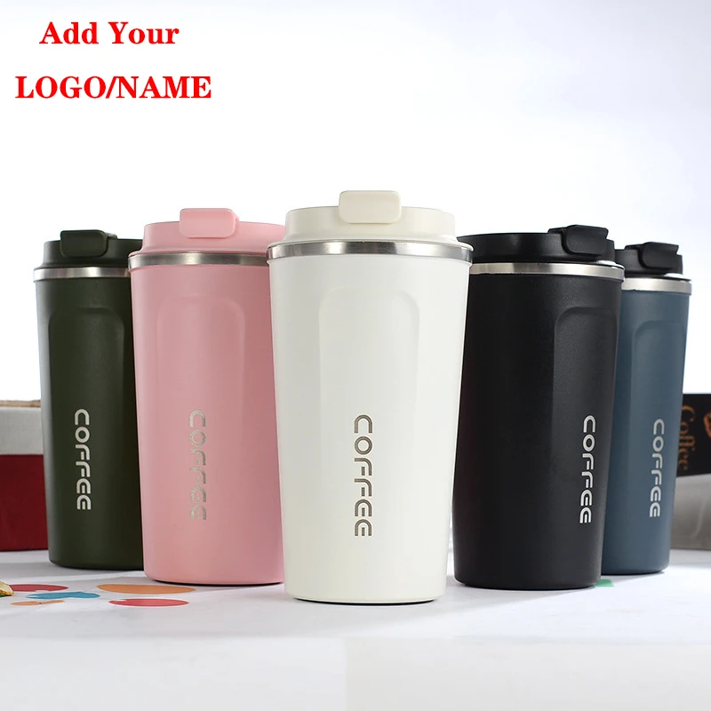 

Custom Logo Stainless Steel Coffee Thermos Mug Portable Car Vacuum Flasks Travel Thermo Cup Water Bottler Thermocup For Gifts