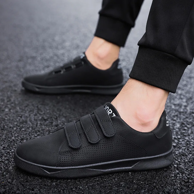 Мужские дышащие кроссовки красные черные белые высокого качества удобные