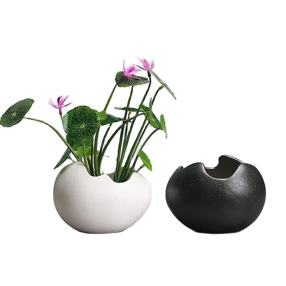 

Retro Hydroponic Ceramic Flower Pots Creative Home ardening Flower Pots Cold And Heat Resistant