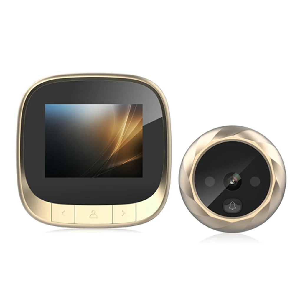 Дверной глазок с датчиком движения камера дверной звонок экраном 2 4 дюйма