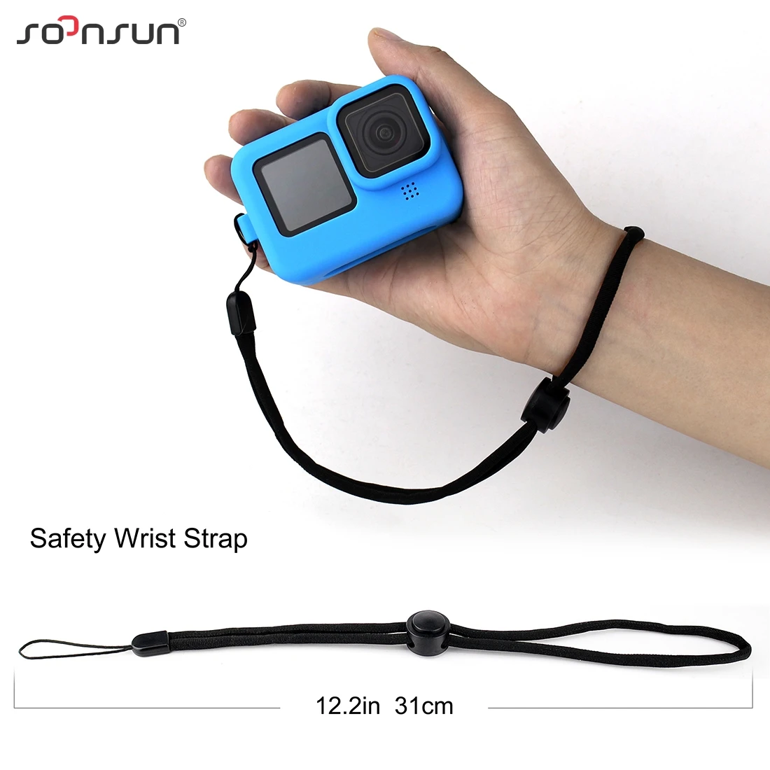 SOONSUN мягкий силиконовый защитный чехол для GoPro Hero 9 10 11 черный резиновый кожи на