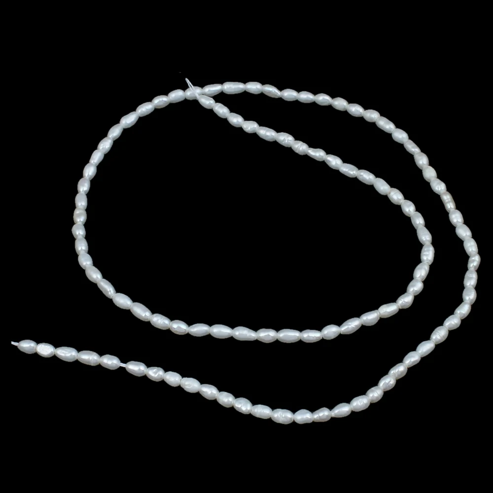 Бусины Из выращенного пресноводного жемчуга YYW подарок натуральный белый 2-3 мм