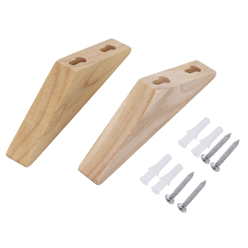 

Natural Wood Coat Hook Clothes Hanger Wall Hanger Bathroom Storage Rack Towel Hanger Multifunction Wall Art Decor Home Kitchen 2