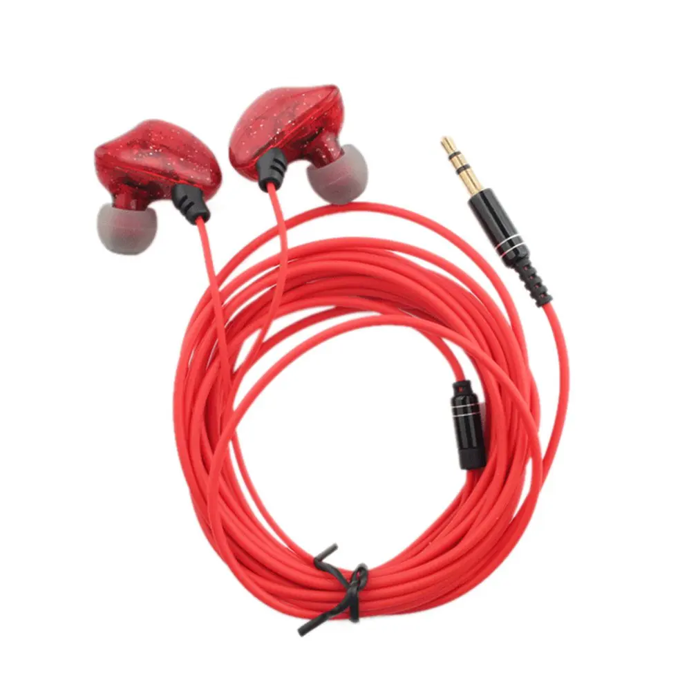 Лидер продаж наушники вкладыши с двойными басами 3 5 мм проводом длиной метра