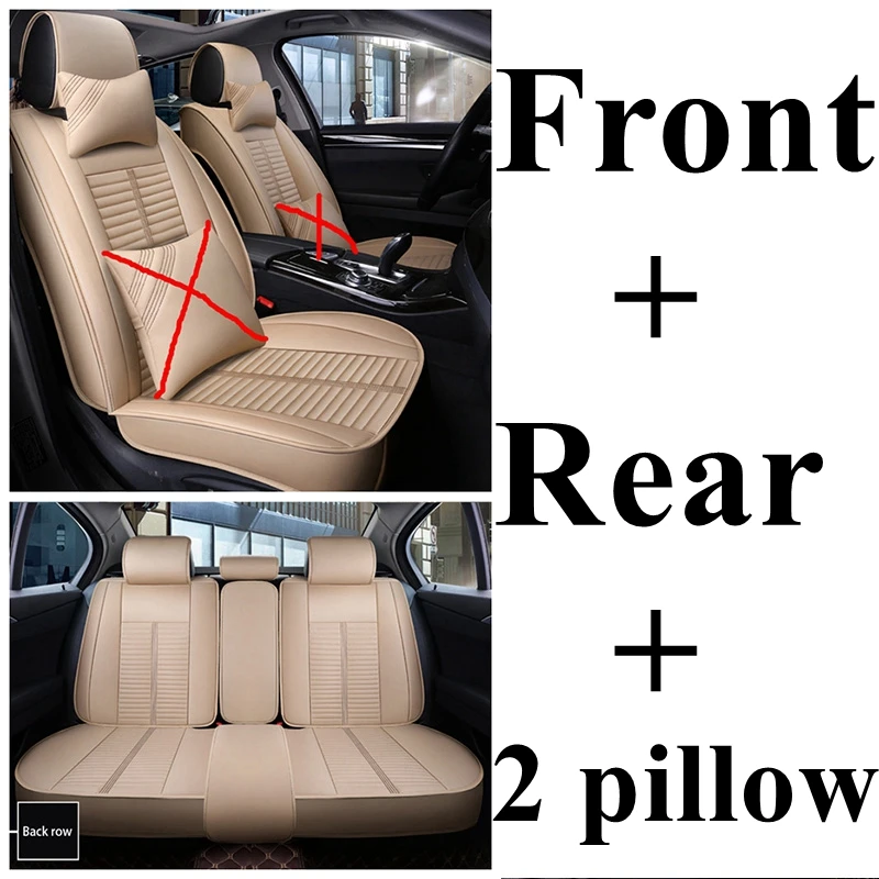 beige comfort Автомобильный чехол для сиденья Volkswagen Passat b5 b6 b7 b8 polo Touareg golf 4 5 6 7 Bora Candy Magotan Sagitar Sportsvan Phideon gol - Название цвета: beige comfort