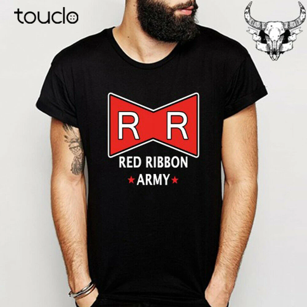

Red Ribbon Capsule Corp Anime Manga Men's Black T-Shirt Size S to 3XL