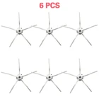 610 шт. белая боковая щетка с 5 руками для робота Xiaomi MI Roborock S50 S51 S55 S5 MAX S6 Xiaowa E35 E2 детали для робота-пылесоса